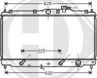 Diederichs DCM2129 - Радиатор, охлаждане на двигателя vvparts.bg