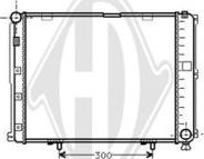 Diederichs DCM2307 - Радиатор, охлаждане на двигателя vvparts.bg