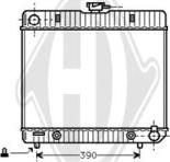 Diederichs DCM2311 - Радиатор, охлаждане на двигателя vvparts.bg