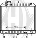 Diederichs DCM2337 - Радиатор, охлаждане на двигателя vvparts.bg