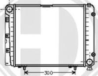 Diederichs DCM2329 - Радиатор, охлаждане на двигателя vvparts.bg