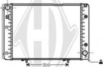 Diederichs DCM2326 - Радиатор, охлаждане на двигателя vvparts.bg