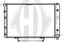 Diederichs DCM2323 - Радиатор, охлаждане на двигателя vvparts.bg