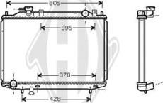 Diederichs DCM2258 - Радиатор, охлаждане на двигателя vvparts.bg