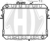 Diederichs DCM2219 - Радиатор, охлаждане на двигателя vvparts.bg