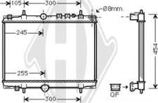 Diederichs DCM2780 - Радиатор, охлаждане на двигателя vvparts.bg