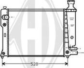 Diederichs DCM2731 - Радиатор, охлаждане на двигателя vvparts.bg