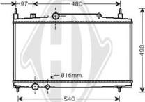 Diederichs DCM2777 - Радиатор, охлаждане на двигателя vvparts.bg