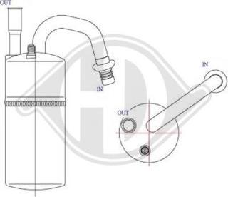 Diederichs DCT1098 - Изсушител, климатизация vvparts.bg