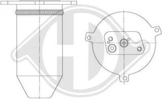 Diederichs DCT1036 - Изсушител, климатизация vvparts.bg