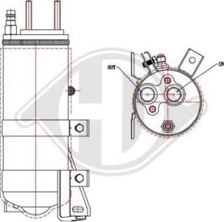 Diederichs DCT1101 - Изсушител, климатизация vvparts.bg