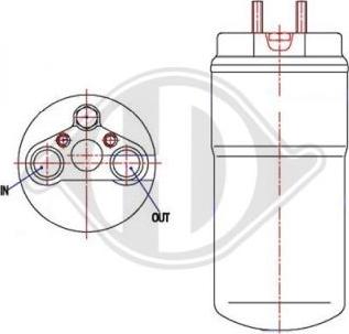 Diederichs DCT1308 - Изсушител, климатизация vvparts.bg