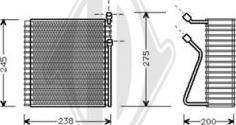 Diederichs DCV1138 - Изпарител, климатична система vvparts.bg