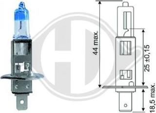 Diederichs LID10062 - Крушка с нагреваема жичка, фар за дълги светлини vvparts.bg