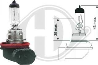 Diederichs LID10034 - Крушка с нагреваема жичка, фар за дълги светлини vvparts.bg