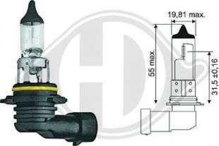 Diederichs LID10030 - Крушка с нагреваема жичка, фар за дълги светлини vvparts.bg