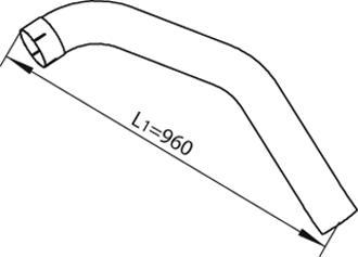Dinex 49237 - Изпускателна тръба vvparts.bg