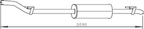 Dinex 56322 - Средно гърне vvparts.bg