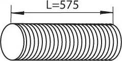 Dinex 81248 - Гофрирана тръба, изпускателна система vvparts.bg
