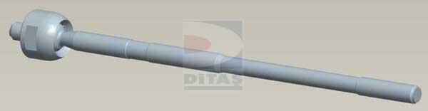 Ditas A2-2986 - Аксиален шарнирен накрайник, напречна кормилна щанга vvparts.bg