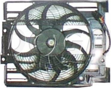 DOGA EBM015 - Вентилатор, охлаждане на двигателя vvparts.bg
