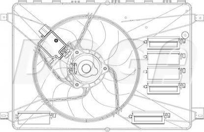 DOGA EFO074 - Вентилатор, охлаждане на двигателя vvparts.bg