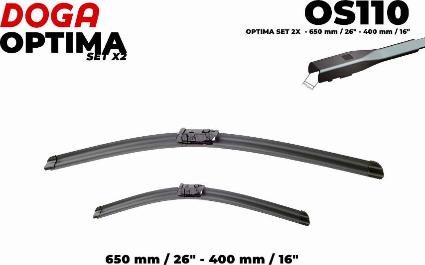 DOGA OS110 - Перо на чистачка vvparts.bg