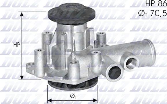 DOLZ A144 - Водна помпа vvparts.bg