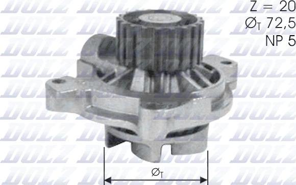 DOLZ A180 - Водна помпа vvparts.bg