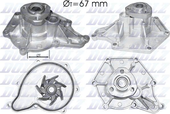 DOLZ A213 - Водна помпа vvparts.bg