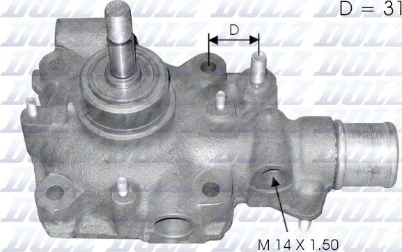 DOLZ B114 - Водна помпа vvparts.bg