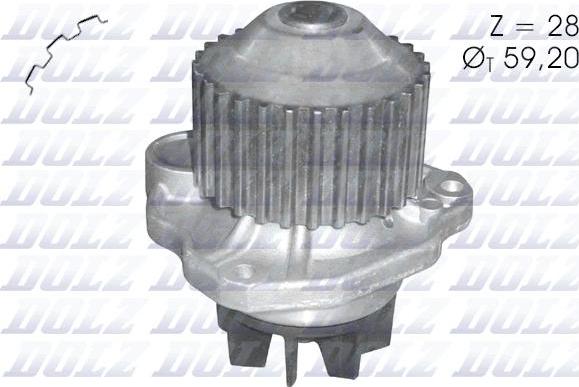 DOLZ C123 - Водна помпа vvparts.bg