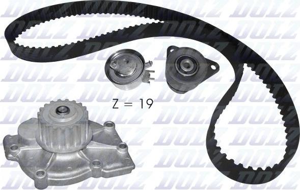 DOLZ KD115 - Водна помпа+ к-кт ангренажен ремък vvparts.bg