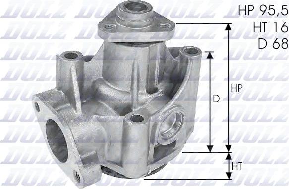 DOLZ L135 - Водна помпа vvparts.bg