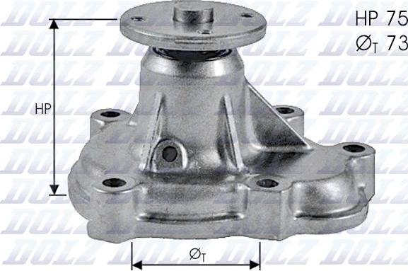 DOLZ O143 - Водна помпа vvparts.bg