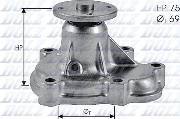 DOLZ O132 - Водна помпа vvparts.bg