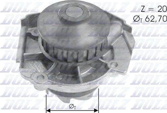 DOLZ S361 - Водна помпа vvparts.bg