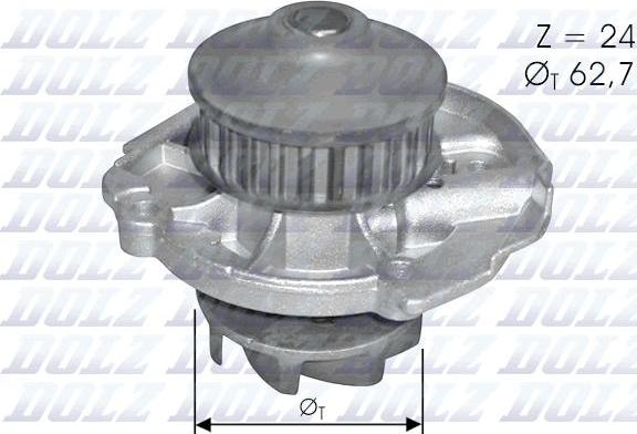 DOLZ S261 - Водна помпа vvparts.bg