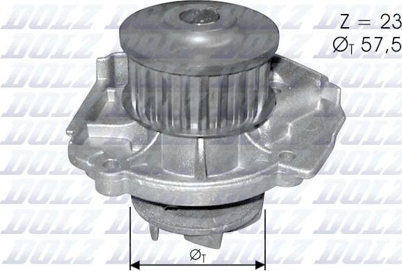 DOLZ S219 - Водна помпа vvparts.bg