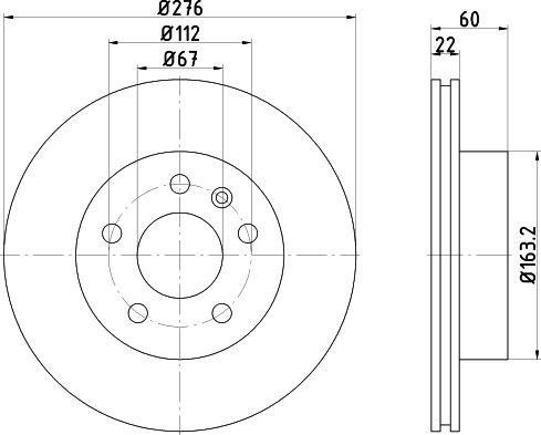 DON CVD565 - Спирачен диск vvparts.bg