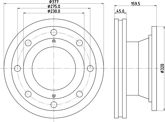 DON CVD586 - Спирачен диск vvparts.bg