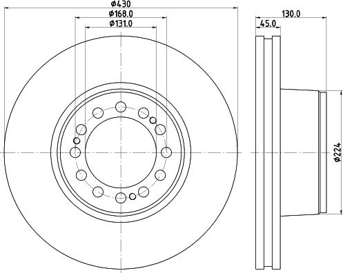 DON CVD576 - Спирачен диск vvparts.bg