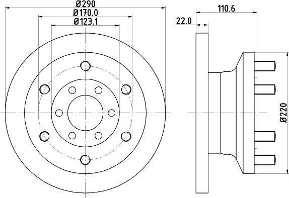 DON CVD664 - Спирачен диск vvparts.bg