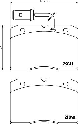 DON CVP066 - Комплект спирачно феродо, дискови спирачки vvparts.bg