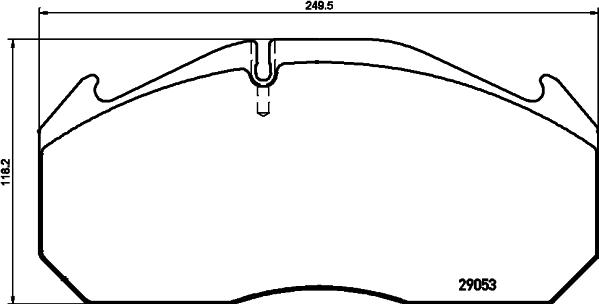 DON CVP018K - Комплект спирачно феродо, дискови спирачки vvparts.bg