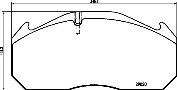 DON CVP013K - Комплект спирачно феродо, дискови спирачки vvparts.bg