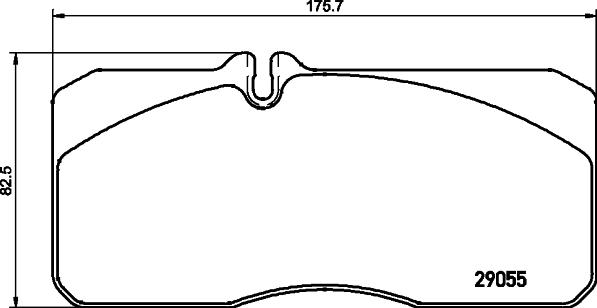 DON CVP021 - Комплект спирачно феродо, дискови спирачки vvparts.bg