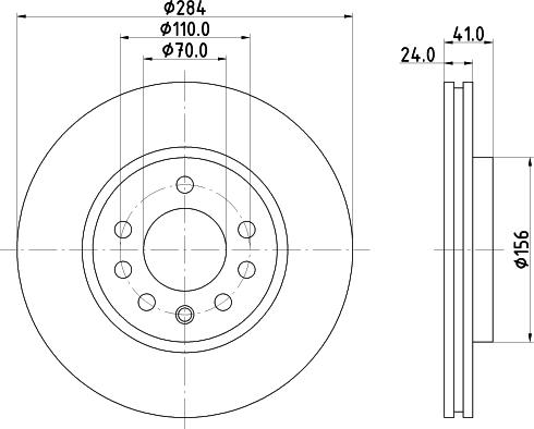 DON PCD16232 - Спирачен диск vvparts.bg