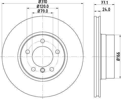 DON PCD10432 - Спирачен диск vvparts.bg