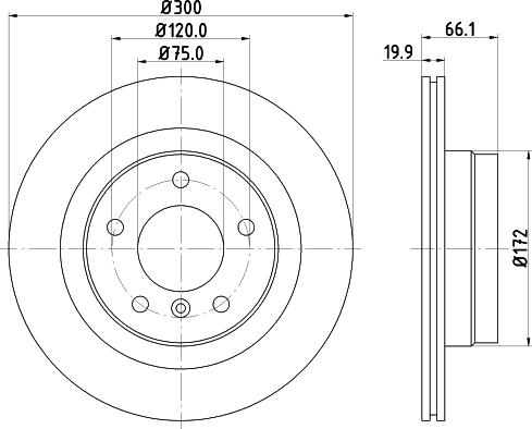 DON PCD10282 - Спирачен диск vvparts.bg